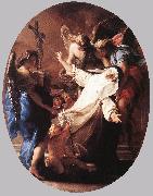 BATONI, Pompeo The Ecstasy of St Catherine of Siena oil painting reproduction